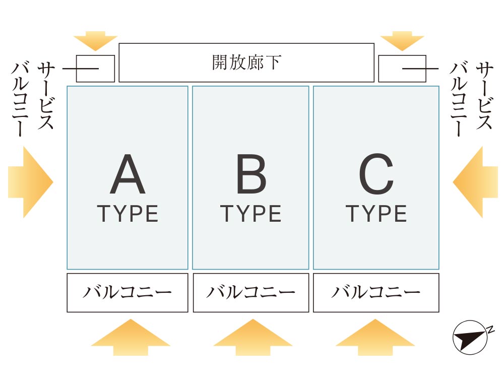 エントランスアプローチ完成予想図