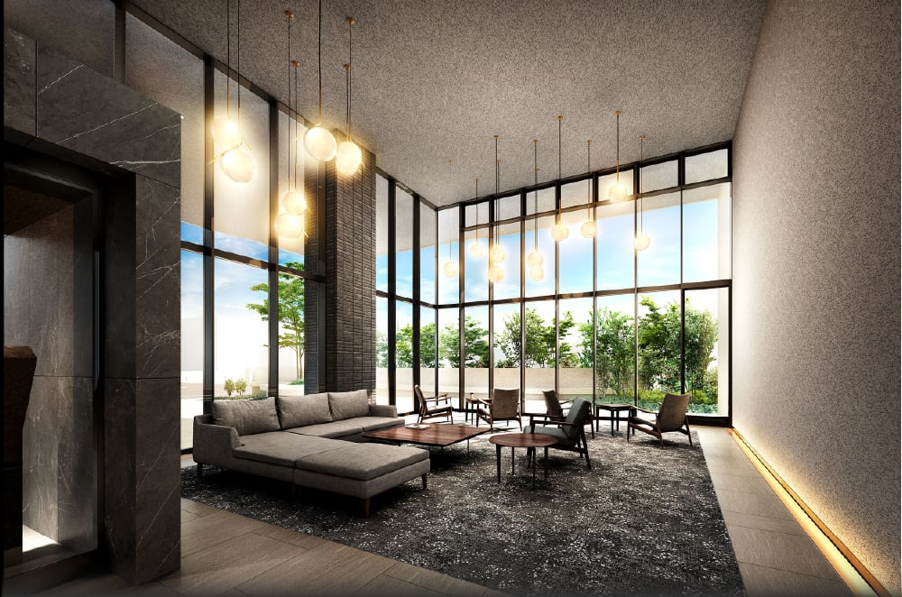 エントランスホール・ラウンジコーナー完成予想図