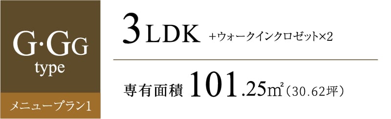 Gタイプ メニュープラン1