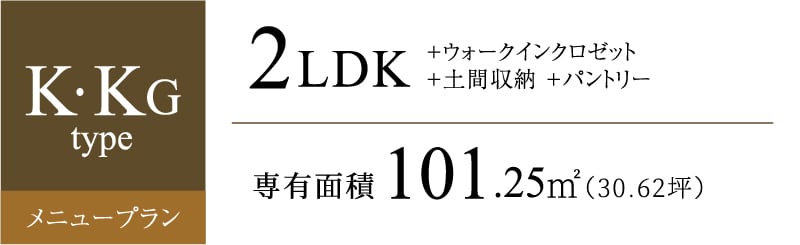 Kタイプ メニュープラン