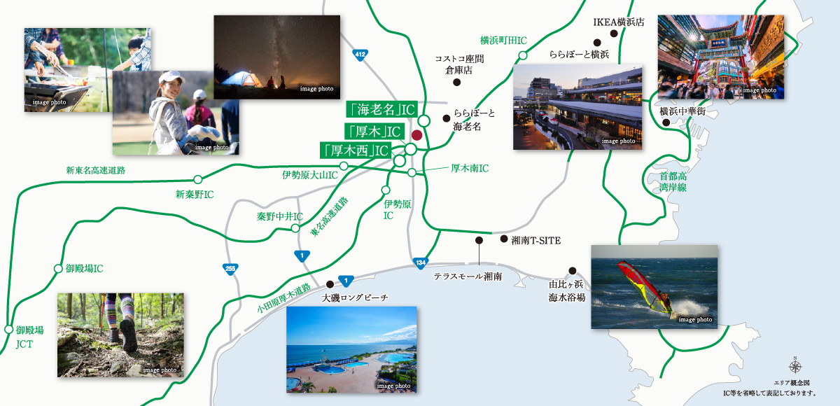エリア概念図