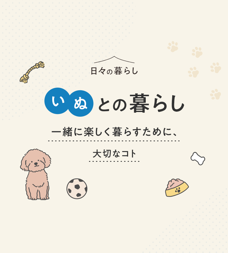 いぬとの暮らし：いぬとの新生活